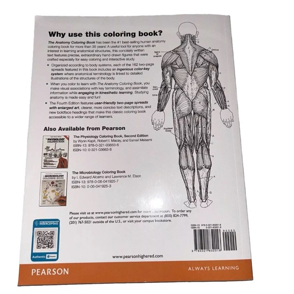 The Anatomy Coloring Book (SOME PAGES ALREADY COLORED) - Picture 2 of 2